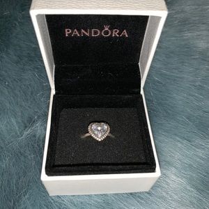 Pandora heart ring sz 7